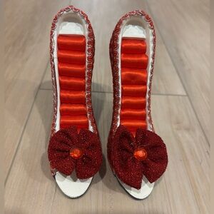 Sparkly Red Heel Ring Holders